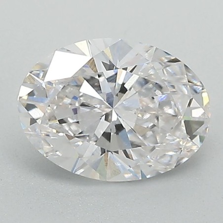 Diament laboratoryjny bezbarwny szlif owalny, ct, VVS1, E, IGI, LGG1196316